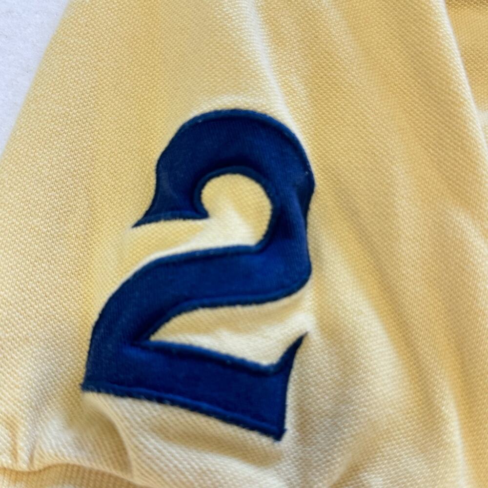 Polo Ralph Lauren Big Pony Double Dual Match #2 Yellow Polo Shirt Mens Medium - Picture 4 of 8